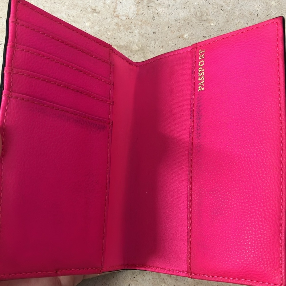 Hot Pink Victoria Secret Wallet and Passport Case - Picture 2 of 4